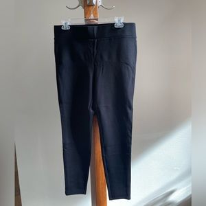 NWT LOFT Petite Seamed Ponte Leggings, Black, Large, 10” rise, 25” Inseam